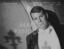 Tablet Screenshot of marcopanuccio.com